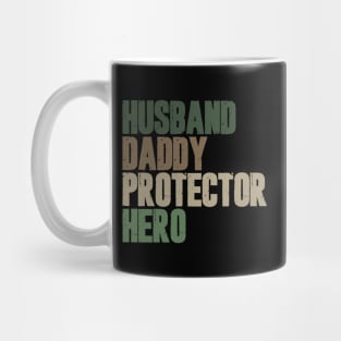 Husband Daddy Protector Hero Mug